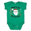 Inktastic Baby s 1st Christmas Santa with Candy Canes Boys or Girls Baby Bodysuit