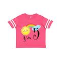 Inktastic I m 5- Fifth Birthday Sun Rainbow Boys or Girls Toddler T-Shirt