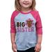 Custom Party Shop Baby Girl s Big Sister Thanksgiving Pink Raglan