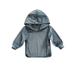 Gureui Toddler Baby Girls Sweatshirt Spring Fall Sweet Solid Color Knitted Long Sleeve Hooded Sweatshirt Pullovers Top