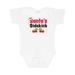 Inktastic Santa s Sidekick with Santa Hat and Elf Feet Boys or Girls Baby Bodysuit