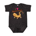 Inktastic I Love Bearded Dragons Boys or Girls Baby Bodysuit