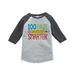 Custom Party Shop Kids 100 Days Smarter School Grey Baseball Tee