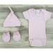 Bambini 3 Pc Layette Baby Clothes Set - Newborn