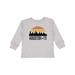 Inktastic Houston Texas Skyline Retro Boys or Girls Long Sleeve Toddler T-Shirt