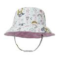 Toddler Sun Adjustable Hat for Outdoor Wide Brim Bucket Caps Double Side to Wear