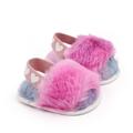 SYNPOS Infant Girls Plush First Walker House Shoes Toddler Princess Baby Soft Slippers