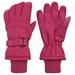 N Ice Caps Kids Winter Thinsulate Waterproof Insulated Ski Snow Gloves | Boys Girls Children Pink