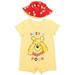 Disney Lion King Pumbaa Simba Timon Newborn Baby Boys Romper and Sunhat Beige Newborn