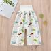 Herrnalise Toddler Baby Boys Girls Cotton Cute Cartoon Pattern Impermeable Leakproof Diaper Pants Deals