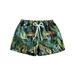 Cathery Infant Toddler Baby Boy Hawaiian Beach Shorts Swim Trunks Cartoon Animal Little Boys Board Shorts Swimwear