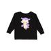 Inktastic Cute Purple Bird Boys or Girls Long Sleeve Toddler T-Shirt