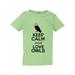 Keep Calm And Love Owls Birds Animal Lover Funny Toddler Kids T-Shirt Tee