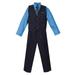 Avery Hill Boys 4 Piece Pinstripe Vest Set (Toddler Little Boys Big Boys)