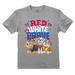 Paw Patrol 4th of July Celebration Outfit - USA Flag Patriotic Toddler Kids T-Shirt - Perfect for Boys and Girls - Celebratory Fourth of July Clothing - Gray 2T