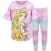 Disney Princess Rapunzel Toddler Girls T-Shirt and Leggings Outfit Set Toddler to Big Kid