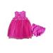 Marmellata Infant & Toddler Girls Sparlky Pink Special Occasion Party Dress 2T