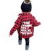 Lazybaby Little Boys Girls Baby Long Sleeve Button Down Red Plaid Flannel Shirt Plaid Girl Boy