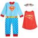 DC Comics Justice League Supergirl Toddler Girls Zip Up Pajama Coverall Toddler to Little Kid