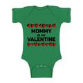 Awkward Styles Mommy Is My Valentine Short Sleeve Bodysuit for Baby Valentine s Day One Piece Valentine s Day Gifts for Baby Boy Valentine s Day Baby Romper Cute Gifts for Boys Mom Baby Boy Bodysuit