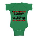 Awkward Styles Mommy Is My Valentine Short Sleeve Bodysuit for Baby Valentine s Day One Piece Valentine s Day Gifts for Baby Boy Valentine s Day Baby Romper Cute Gifts for Boys Mom Baby Boy Bodysuit