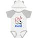 Inktastic Girls Gotta Have Goals with Soccer Ball Boys or Girls Baby Bodysuit