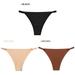 Women s Breathable Cotton Thong Panties Pack of 3