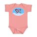 Inktastic Ski Red Skis And Snow In An Oval Boys or Girls Baby Bodysuit