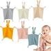 1PC Baby Safety Blanket Cotton Muslin Soft Towel Bib Rabbit Doll Teething Quilt Kids Comfortable Kids Toys
