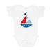 Inktastic Personalized Sailboat Boys or Girls Baby Bodysuit