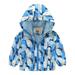 gakvbuo Clearance Items All 2022!Winter Coats For Kids With Hooded Jacket Cute Animal Printed Windproof Long Sleeved Light Puffer Jacket For Baby Boys Girls Clothes