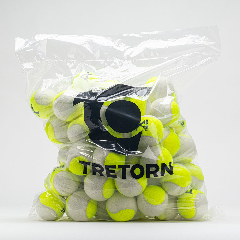 Tretorn Micro-X Pressureless Bag of 72 (Yellow and White) Tennis Balls - Tretorn