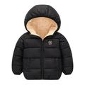 baozhu 1-6T Kids Baby Boys Girls Winter Coats Hooded Down Jacket Outerwear with Fleece Lining