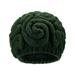 JYYYBF Crazy Brain Hat Handmade Knitted Brain Beanie Cap Funny Crochet Gifts for Women Men Kids Dark Green