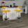 Flash Furniture Monroe Adjustable Height Swivel Bar Stool Metal in Yellow | 32.5 H x 17 W in | Wayfair LF-215-YELLOW-GG