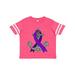 Inktastic Anchor with Purple Ribbon For Pancreatic Cancer Awareness Boys or Girls Toddler T-Shirt