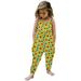 Frostluinai Baby Backless Strap Slouch Jumpsuit for Toddler Girls Cute Harem Romper Pants Floral Jumpsuits with Pockets