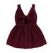 Toddler Baby Girl Clothes Baby Girl Dress Sleeveless Dress Baby Girl Summer Dress 18-24 Months Baby Girl Casual Dress Red