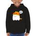 Boo. Cute Ghost In Costume Ii Hoodie Toddler -Image by Shutterstock 4 Toddler