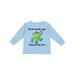 Inktastic This Lil Monster Says Happy Birthday Mom Boys or Girls Long Sleeve Toddler T-Shirt