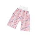 Reusable Diaper Cover Kids Skirt Floral Print High Waist Diaper Skirt Waterproof Diaper Pants for Girls and Boys