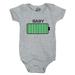 Baby Battery Fully Charged Funny Newborn Infant Creeper Bodysuit For Newborn