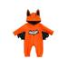 AMILIEe Newborn Boy Girls Halloween Outfit Infant Bat Clothes Hoodie Jumpsuits Romper