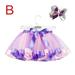 FAFWYP Baby Toddler Girls Cute Layered Tulle Tutu Skirts Newborn 1st Birthday Photography Princess Dress Up Outfit Sets with Hair Bows