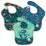 Bumkins Baby Bibs SuperBib 3-Pack Baby & Toddler Ages 6-24 Mos (All Together Now)