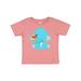 Inktastic Cute Baby Elephant with Flower Boys or Girls Baby T-Shirt