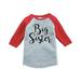 7 ate 9 Apparel Girl s Big Sister Red Baseball Tee