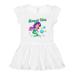 Inktastic Mermaid Vibes- cute mermaid with green tail Girls Toddler Dress