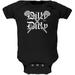 Dilly Dilly Golf Not Allowed Soft Baby One Piece Black 18-24 M