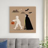 The Holiday Aisle® Graphic Halloween IV Canvas in White | 36 H x 36 W x 1.25 D in | Wayfair 571BEFC54D9C40B484AB3A3D9C31BDFE
